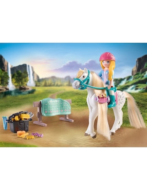 Playmobil Set de limpieza con Isabella 71354 Horses of Waterfall