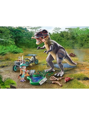 Playmobil T-Rex y rastreador 71524 Dinos