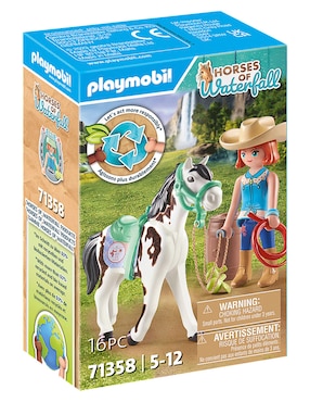 Playmobil Hora de Comer con Ellie y Sawdust 71358 Horses of Waterfall