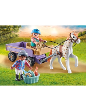 Playmobil Carruaje con poni 71496 Horses of Waterfall