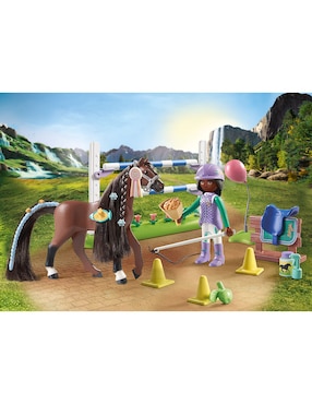 Playmobil Salto de Caballos con Zoe y Blaze 71355 Horses of Waterfall