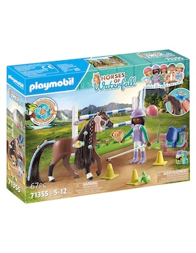 Playmobil Salto de Caballos con Zoe y Blaze 71355 Horses of Waterfall