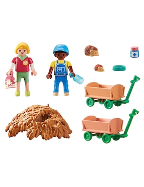 Playmobil Cuidados de la Familia de Erizos 71512 My Life