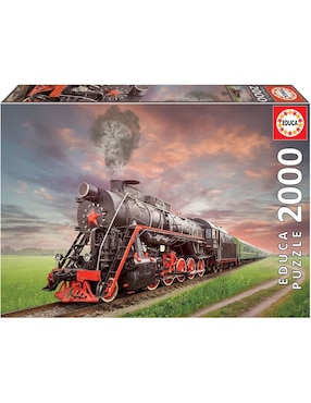 Rompecabezas Locomotora de Vapor Educa 2000 piezas