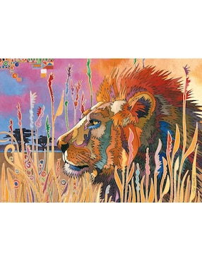 Rompecabezas Majestuoso león Heye 1000 piezas