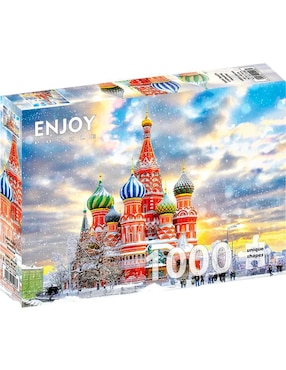 Rompecabezas Catedral De San Basilio, Moscu Enjoy Puzzle 1000 Piezas