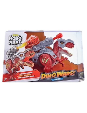 Figura De Acción Articulada Robo Alive Dino Wars Zuru Con Luz Y Sonido