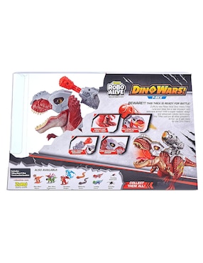 Figura de acción articulada Robo Alive Dino wars Zuru con luz y sonido