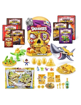 Set Figura De Acción Dino Island Smashers Zuru