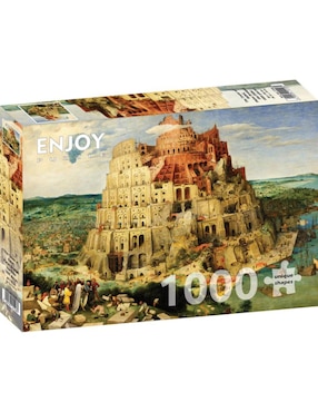 Rompecabezas Torre de Babel Enjoy Puzzle 1000 piezas