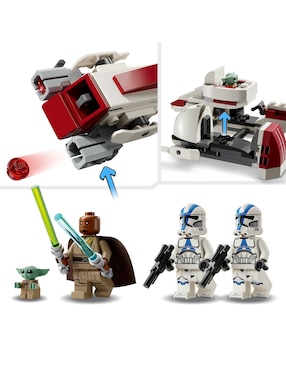 Lego Star Wars Star Wars Escape en Speeder BARC 75378
