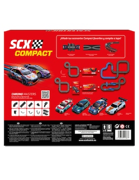 Set pista y automóviles Scalextric chrono masters
