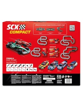 Set pista y automóviles Scalextric Formula Race To Win