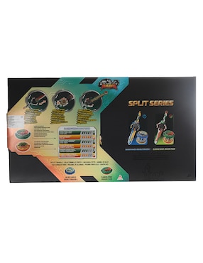 Set trompos de batalla Flaming Wind Dragon Tiger Alpha