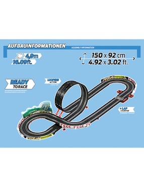 Set pista y automóviles Carrera carrera go!!!|| Mario Kart
