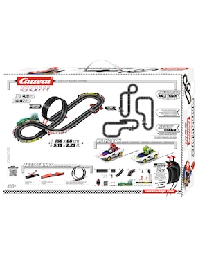 Set pista y automóviles Carrera Mario Kart