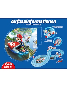 Set pista y automóviles Carrera Mario Kart