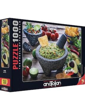 Rompecabezas Viva México: Guacamole Anatolian 1000 Piezas