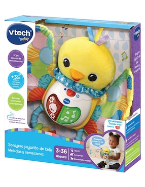 Sonajero Pajarito De Tela Vtech juego didáctico infantil unisex