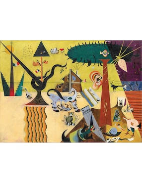 Rompecabezas Joan Miró: El Campo Labrado Eurographics 1000 piezas