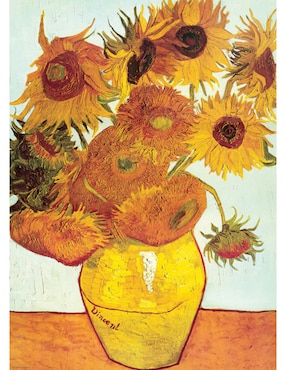 Rompecabezas Van Gogh: Doce Girasoles Eurographics 1000 piezas