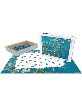 Rompecabezas Van Gogh: Almendro En Flor Eurographics 1000 piezas