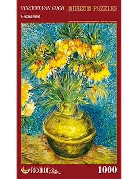 Rompecabezas Vincent Van Gogh: Fritillarias En Un Jarrón De Cobre Ricordi 1000 Piezas