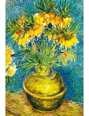 Rompecabezas Vincent Van Gogh: Fritillarias En Un Jarrón De Cobre Ricordi 1000 piezas