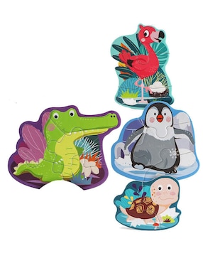 Rompecabezas Animales Topbright  13 piezas