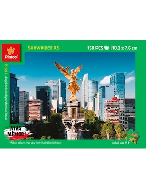 Rompecabezas Angel De La Independencia CDMX Pintoo 150 Piezas