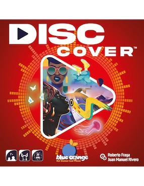 Disc Cover Blue Orange