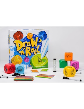 Draw n Roll Blue Orange