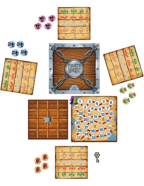 Pirate Box Blue Orange
