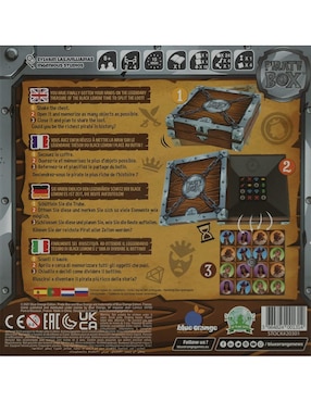Pirate Box Blue Orange