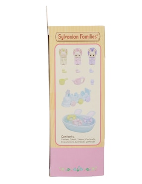 Set muñecas Sylvanian Families Triplets Baby Bathtime Set