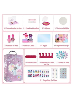 Maquillaje no tóxico para niñas Wünd