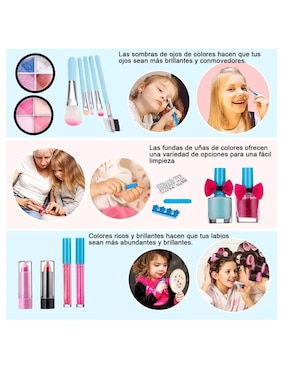 Kit de maquillaje para niñas Wünd