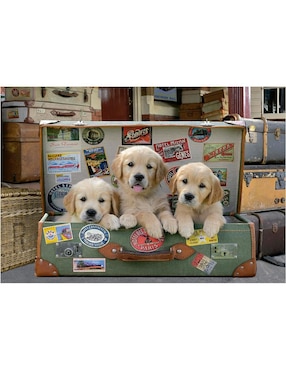 Rompecabezas Perritos viajeros Educa 500 piezas
