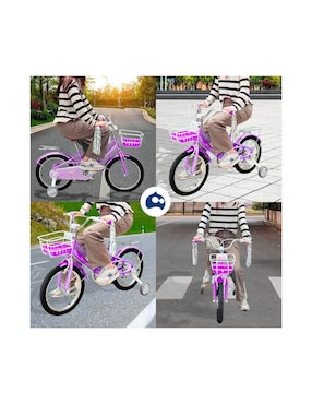 Bicicleta infantil Bluelander rodada 16 para niña