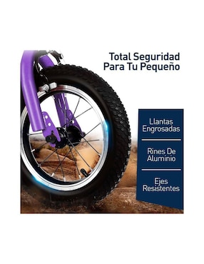 Bicicleta infantil Bluelander rodada 16 para niña