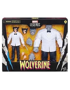 Set figuras acción Marvel Comics Wolverine deluxe Marvel Legends