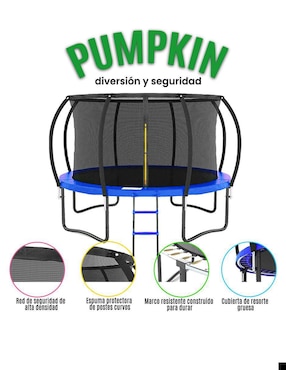 Trampolín Level Kids Pumpkin 10ft