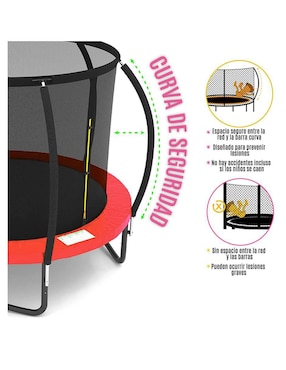 Trampolín Level Kids Pumpkin 14 ft