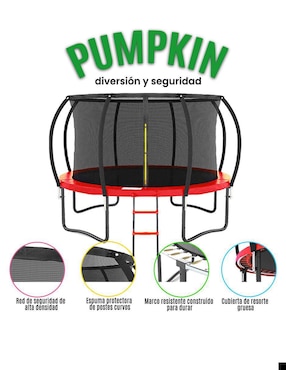 Trampolín Level Kids Pumpkin 14 ft