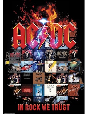 Rompecabezas AC/DC In Rock We Trust Road Crates 1000 piezas