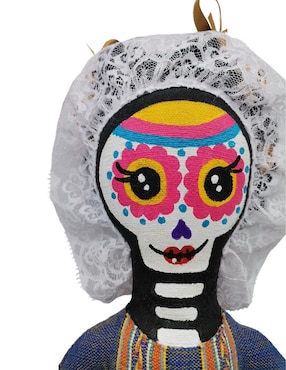 Peluche de Catrina Telarines Hecho a mano de 33 cm
