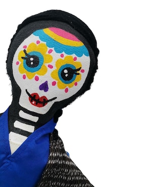 Peluche de Catrina Telarines Hecho a mano de 25 cm