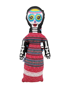 Peluche de Catrina Telarines Hecho a mano de 33 cm