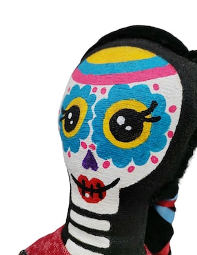 Peluche de Catrina Telarines Hecho a mano de 33 cm