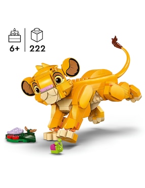 Lego Disney Animation The Lion King El Rey León: Simba Cachorro 43243